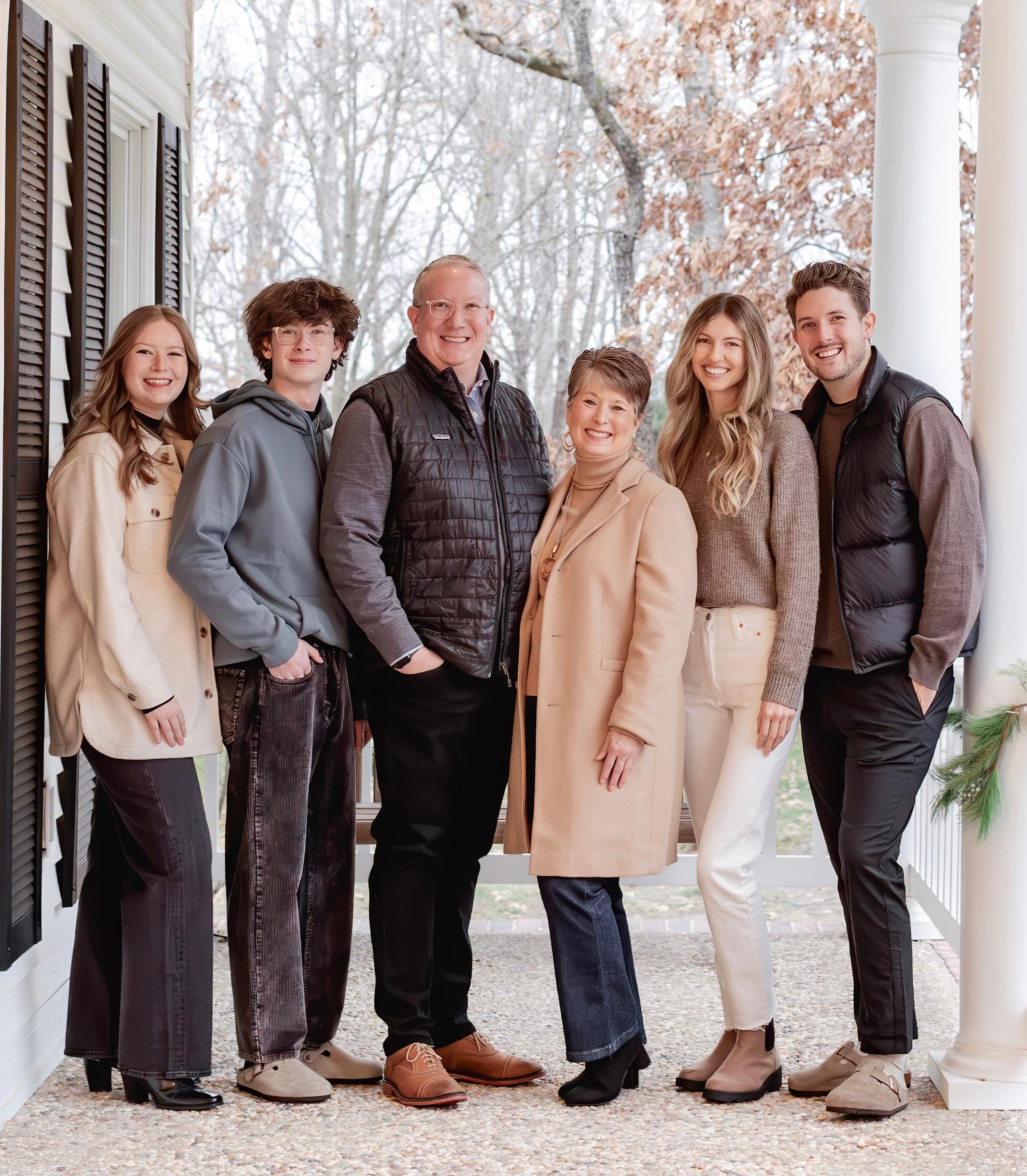 Matthew, Hannah, Tammy, Rick, Marisa and Jon Melson